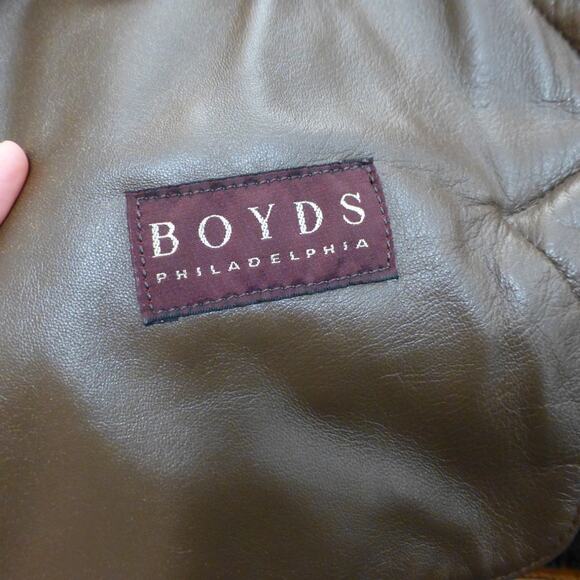 Moriano Spanish Merino Shearling Coat Mens 38 Brown Button Front - Picture 9 of 15